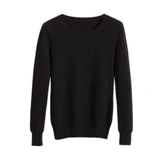 Load image into Gallery viewer, GCAROL 2019 Fall Winter Candy Knit Jumper Women 30% Wool Sweater Soft Stretch OL Render Knit Pullover Knitwear S-3XL