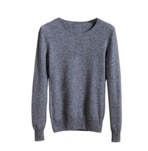 Load image into Gallery viewer, GCAROL 2019 Fall Winter Candy Knit Jumper Women 30% Wool Sweater Soft Stretch OL Render Knit Pullover Knitwear S-3XL