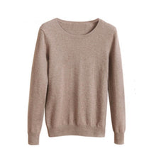 Load image into Gallery viewer, GCAROL 2019 Fall Winter Candy Knit Jumper Women 30% Wool Sweater Soft Stretch OL Render Knit Pullover Knitwear S-3XL