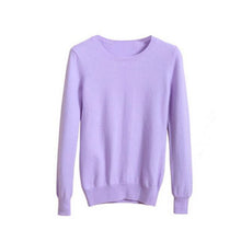 Load image into Gallery viewer, GCAROL 2019 Fall Winter Candy Knit Jumper Women 30% Wool Sweater Soft Stretch OL Render Knit Pullover Knitwear S-3XL