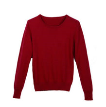 Load image into Gallery viewer, GCAROL 2019 Fall Winter Candy Knit Jumper Women 30% Wool Sweater Soft Stretch OL Render Knit Pullover Knitwear S-3XL