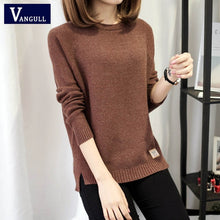 Load image into Gallery viewer, Autumn sweater 2019 Winter women fashion sexy o-neck Casual women sweaters and pullover warm Long sleeve Knitted Sweater