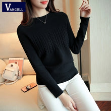 Load image into Gallery viewer, Vangull Women Sweaters Large Size Knitting Sweaters Autumn 2019 New Knitting Elasticity Pullover Harajuku Female Casual Sweater