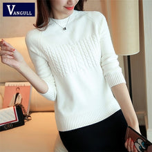 Load image into Gallery viewer, Vangull Women Sweaters Large Size Knitting Sweaters Autumn 2019 New Knitting Elasticity Pullover Harajuku Female Casual Sweater