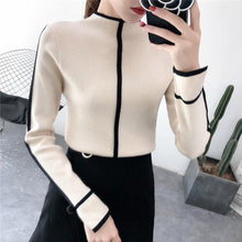Load image into Gallery viewer, Female Soft Sweater Korean Style Skinny Winter Turtleneck Women Bodycon Basic Pullovers Long Sleeve Pull Femme Coat Female Top