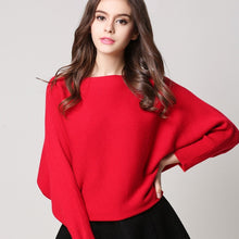 Load image into Gallery viewer, Bonjean Thick Knitted Tops Jumper Autumn Winter Casual Pullovers Sweaters Women Long Sleeve Big Loose Sweater Girls
