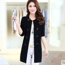 Load image into Gallery viewer, New Fashion Spring Autumn Women Sweater Cardigans Casual Warm Long Design Female Knitted Coat Cardigan Sweater Lady CA6877