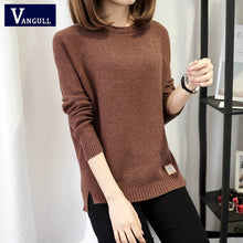 Load image into Gallery viewer, Autumn sweater 2019 Winter women fashion sexy o-neck Casual women sweaters and pullover warm Long sleeve Knitted Sweater
